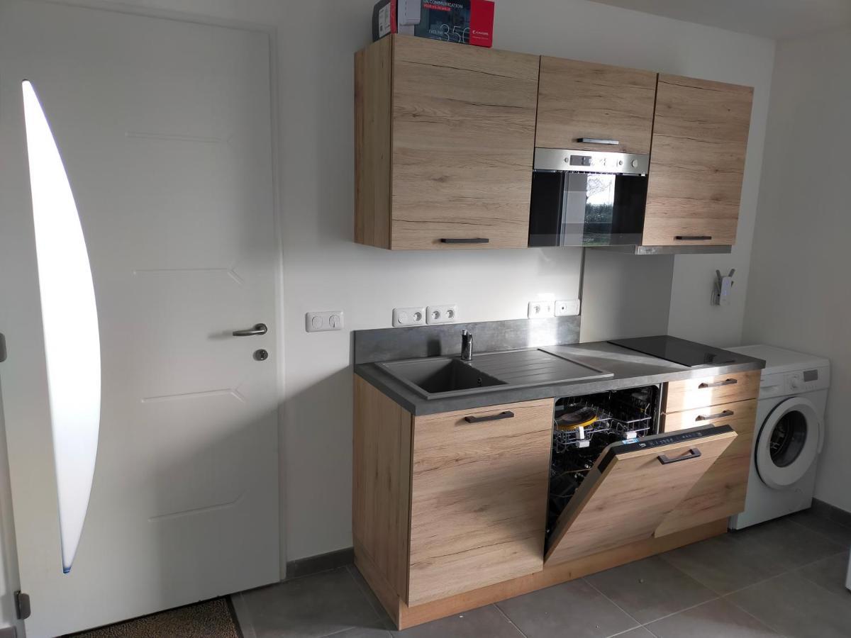 Maison Individuelle Neuve Plein Pied Avec Terrasse Et Jardin Clos 10Minutes A Pied De La Plage Кибервиль Экстерьер фото