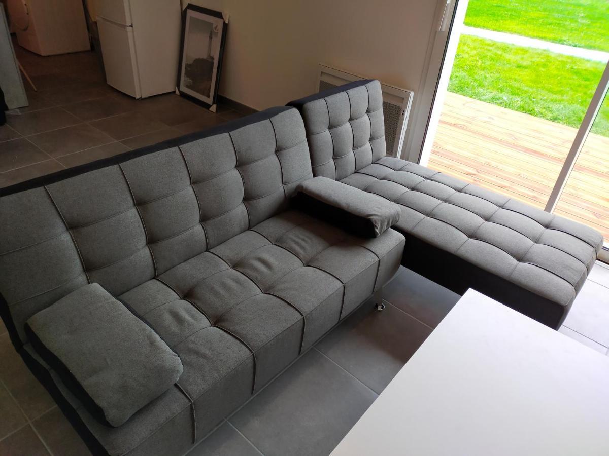 Maison Individuelle Neuve Plein Pied Avec Terrasse Et Jardin Clos 10Minutes A Pied De La Plage Кибервиль Экстерьер фото